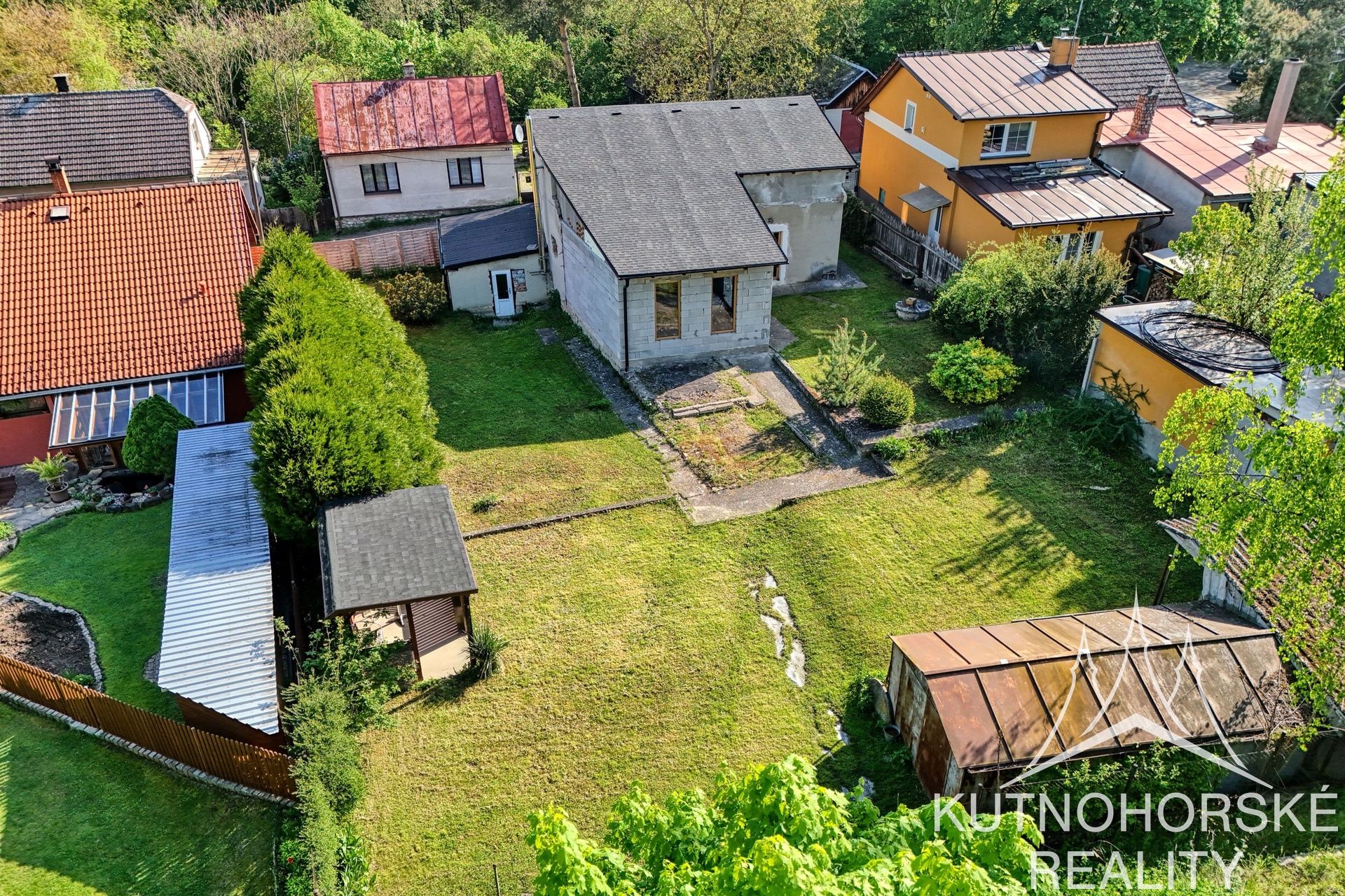 Prodej rodinného domu se zahradou v Kutné Hoře.
