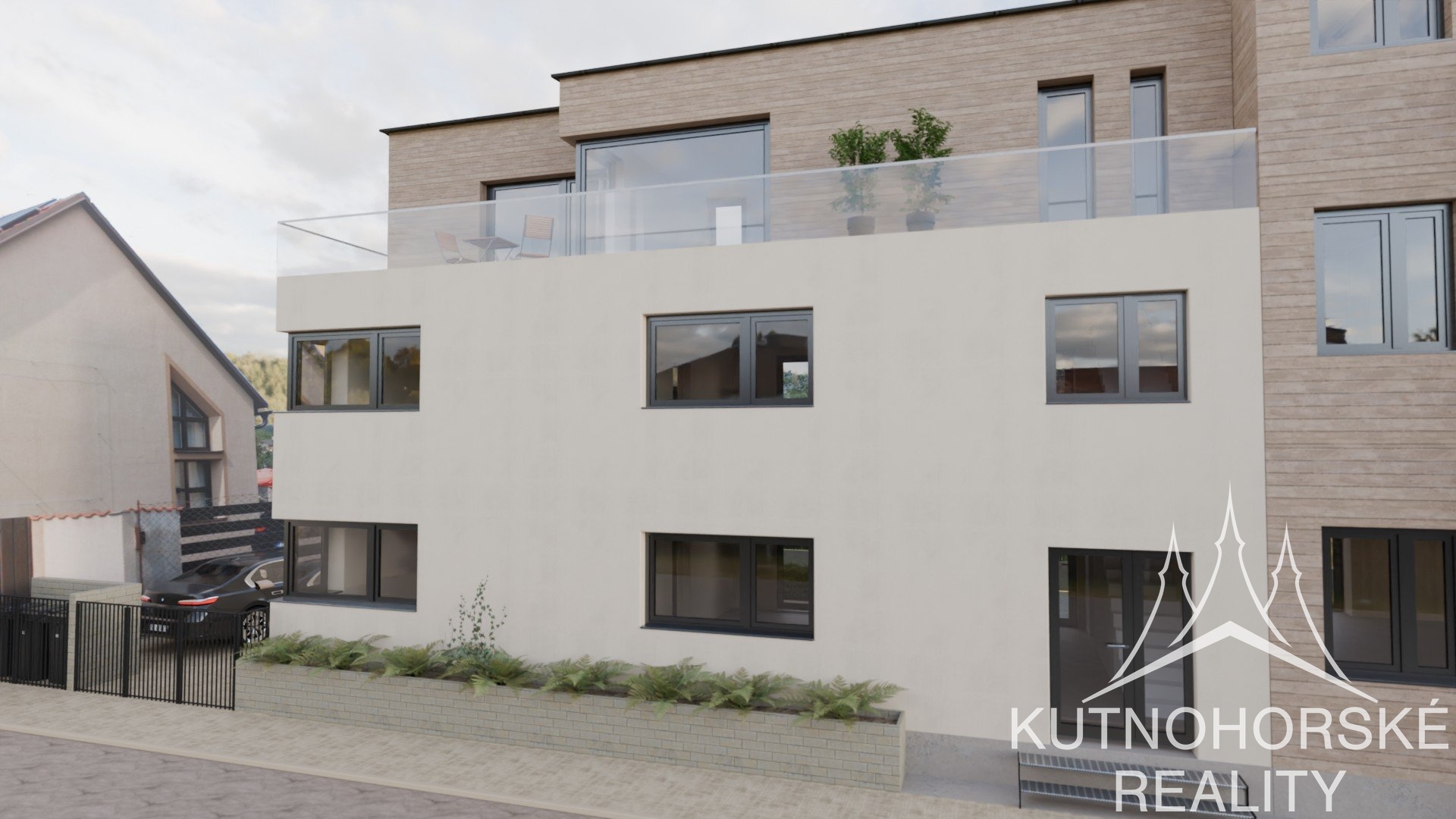 Prodej novostavby 3+kk, 62 m2 s balkonem 3 m2 – Kutná Hora