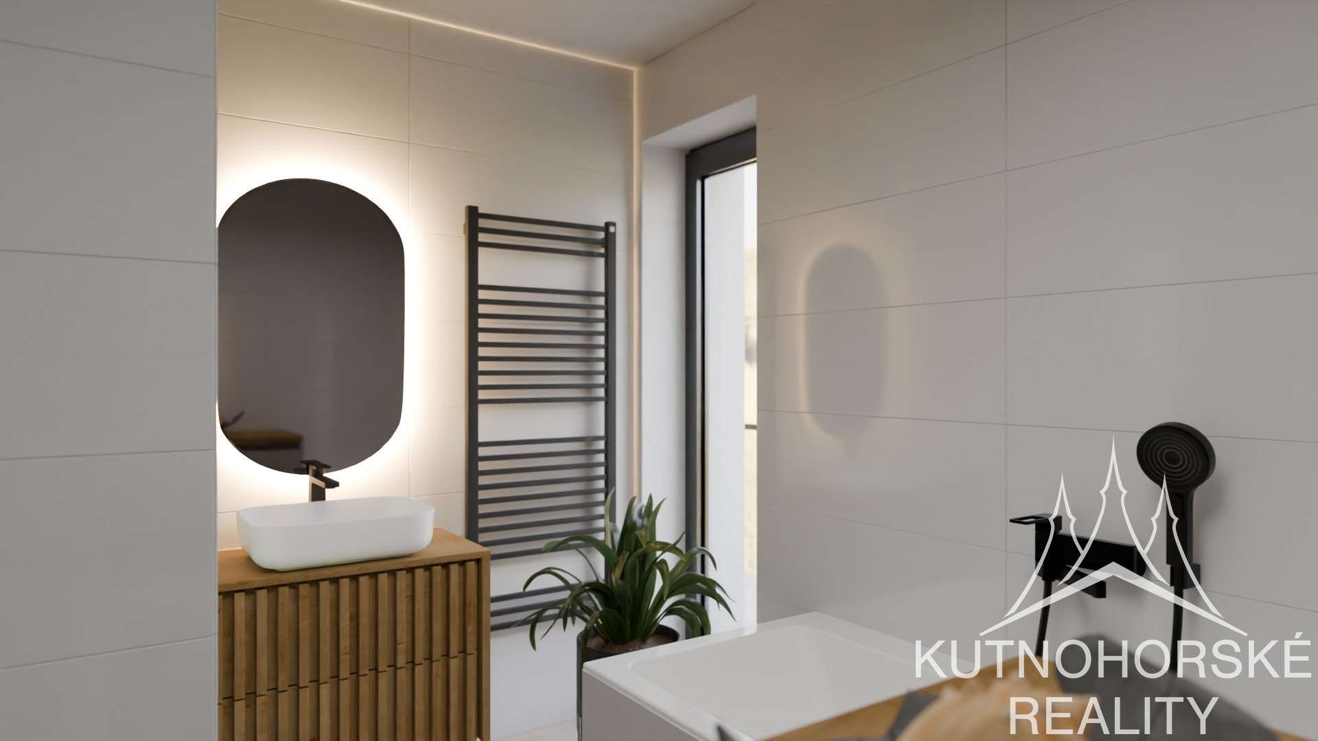 Prodej novostavby 2+kk, 48 m² s prostornou terasou 21 m² a dechberoucím výhledem na chrám sv. Barbory – Kutná Hora