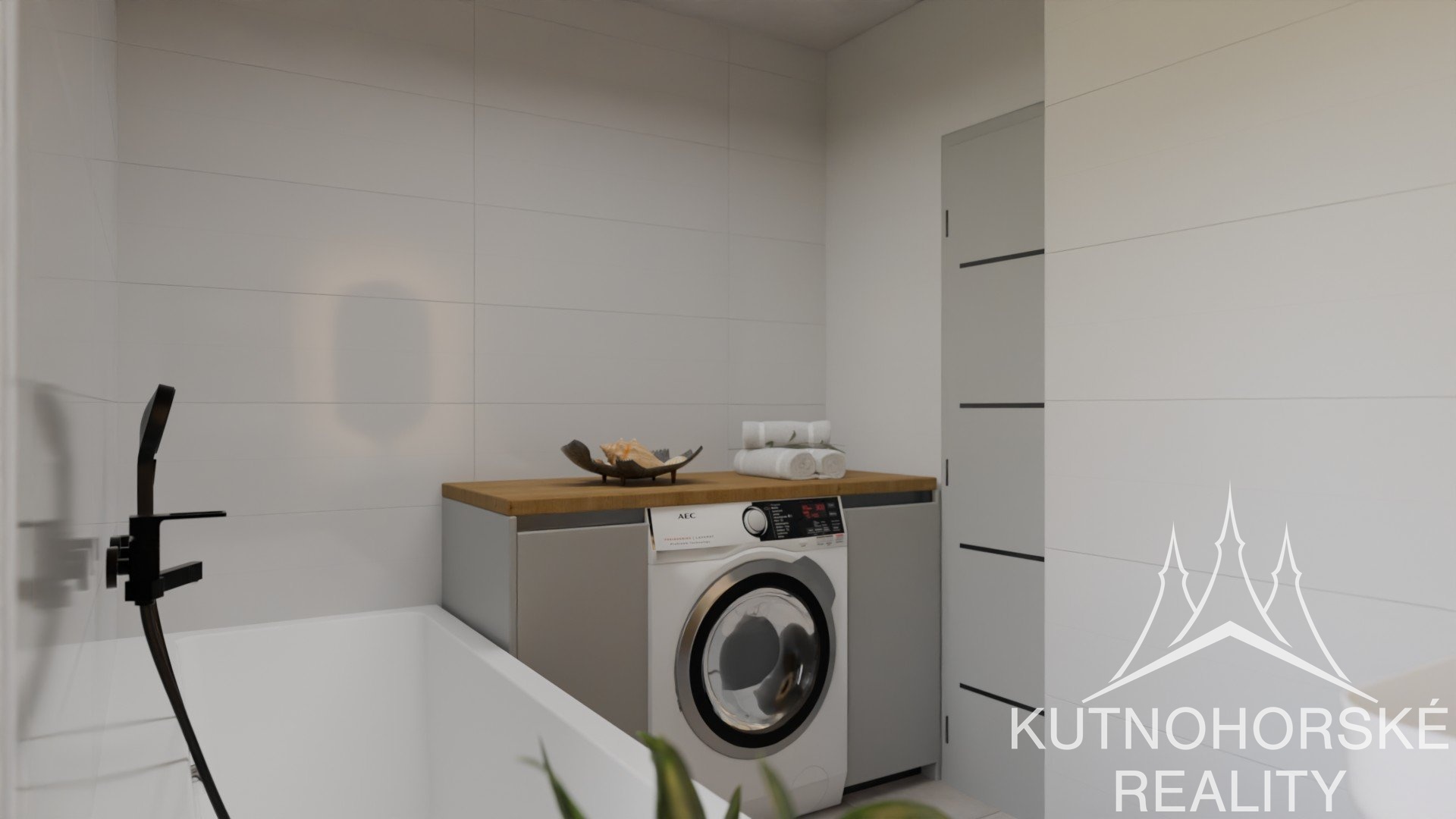 Prodej novostavby 2+kk, 48 m² s prostornou terasou 21 m² a dechberoucím výhledem na chrám sv. Barbory – Kutná Hora