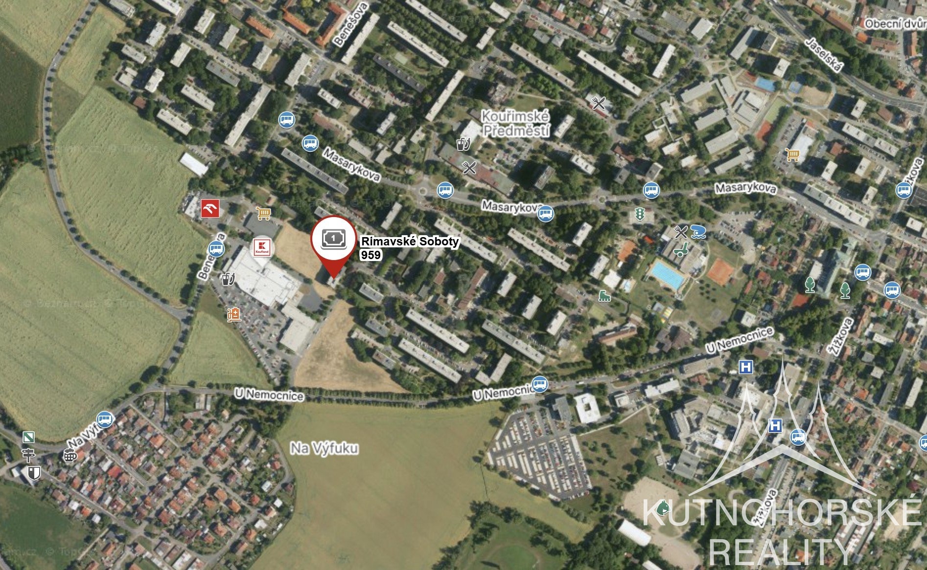 Pronájem vybaveného bytu 3+1 s balkonem, 74 m², Kolín