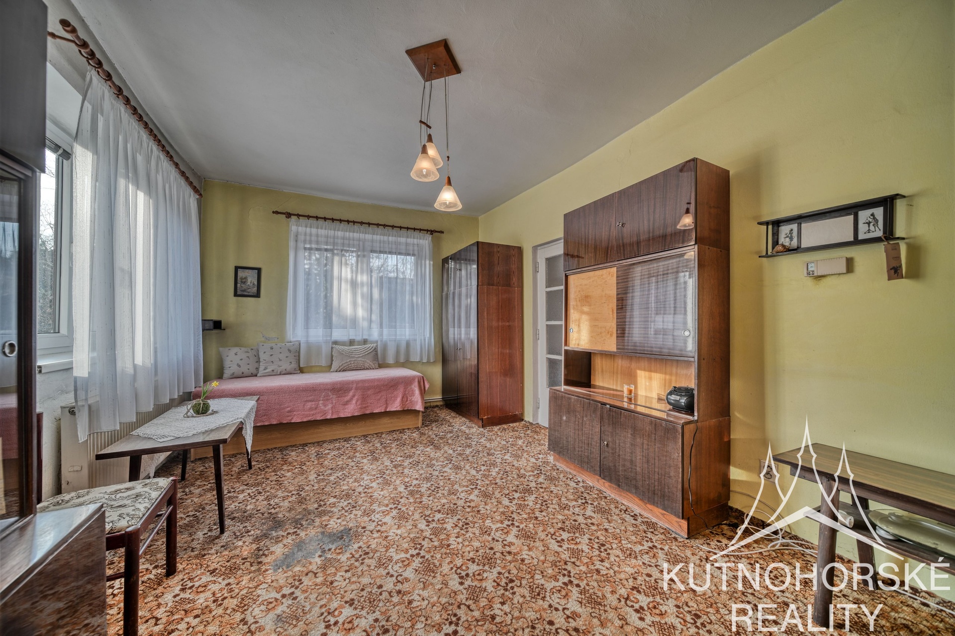 Prodej rodinného domu 5+kk s garáží a zahrádkou, Kutná Hora – Vrchlice