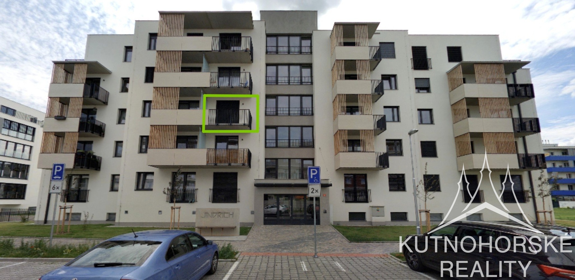 Pronájem bytu s balkonem, 1+kk, 33m² – Vrchlického, Poděbrady
