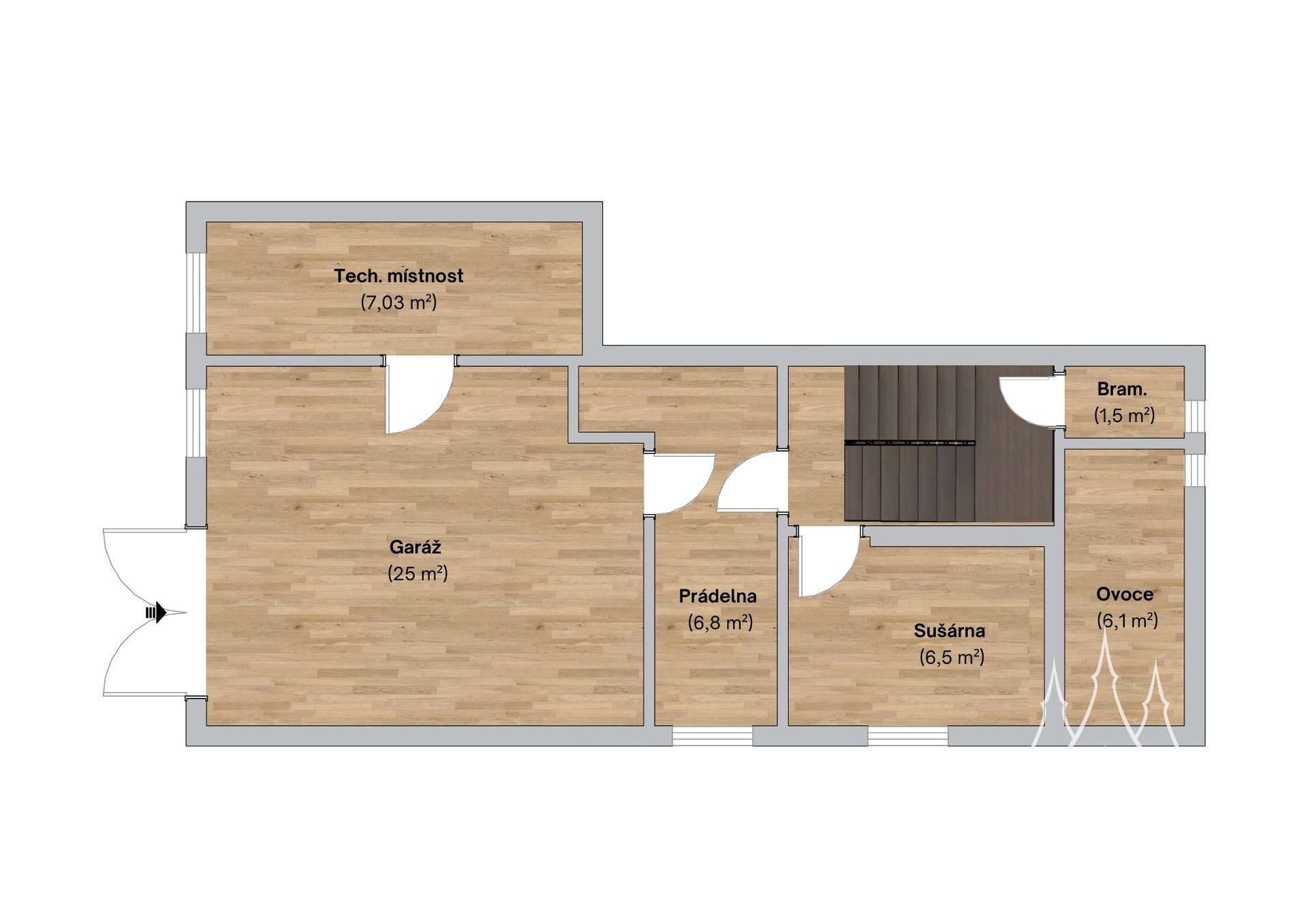 Prodej rodinného domu se zahradou, třemi garážemi, 214 m², Kutná Hora – Žižkov