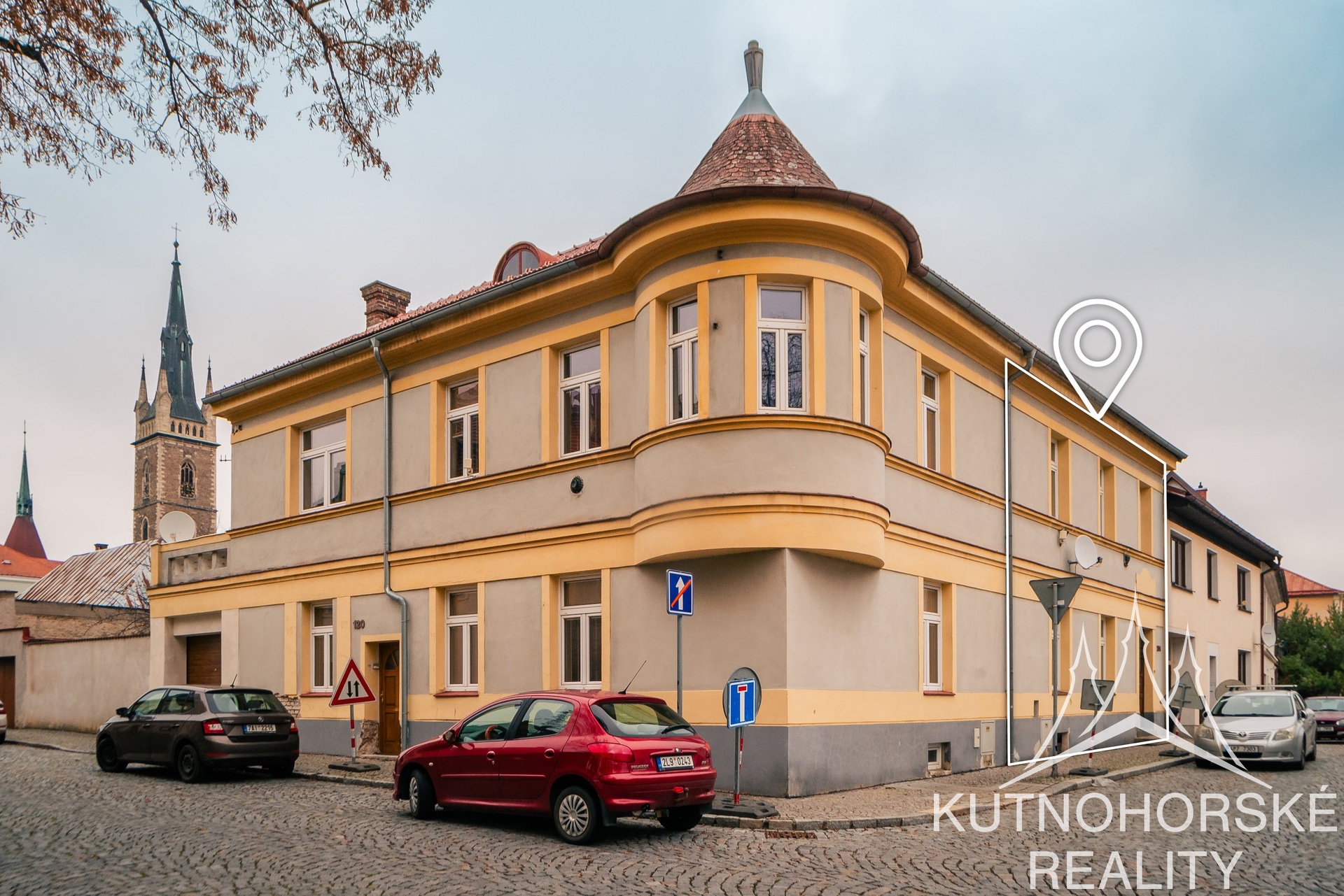 Prodej historického domu v Čáslavi 158 m2 s velkou zahradou a garáží
