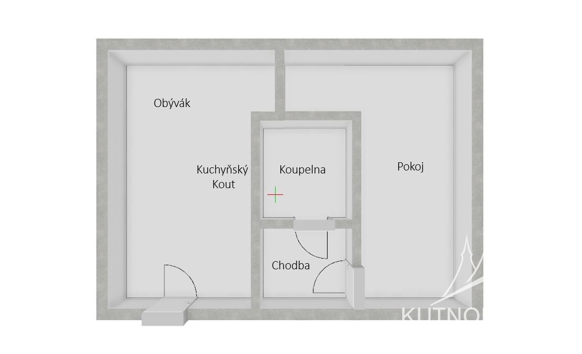 Pronájem bytu 2+kk, 54 m², Tovární 218, Kutná Hora – Sedlec