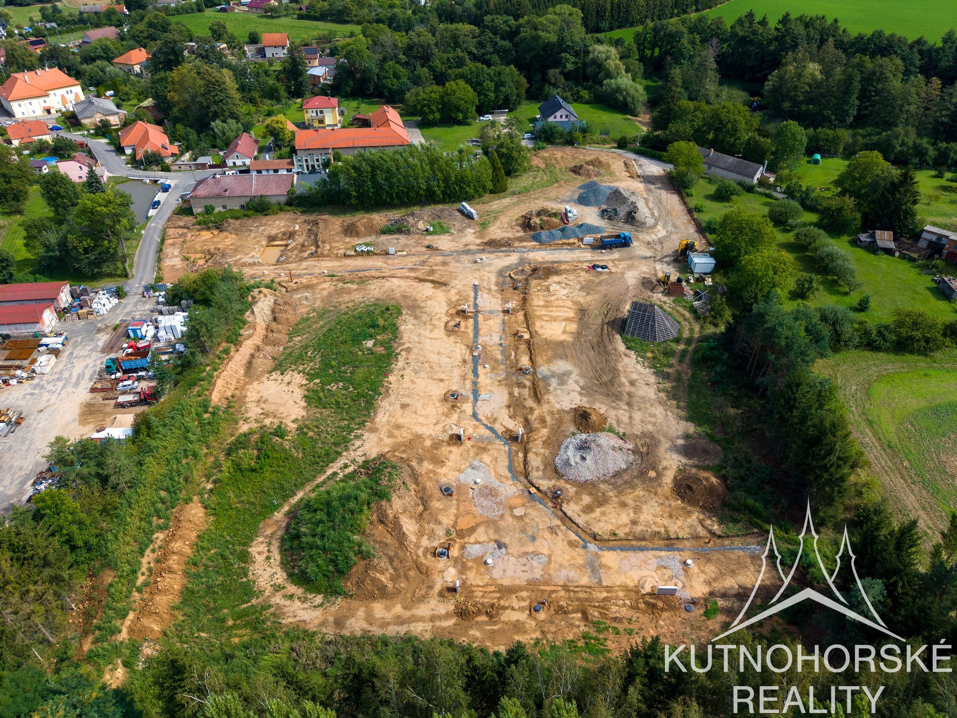 Prodej stavebního pozemku 869 m², Křesetice