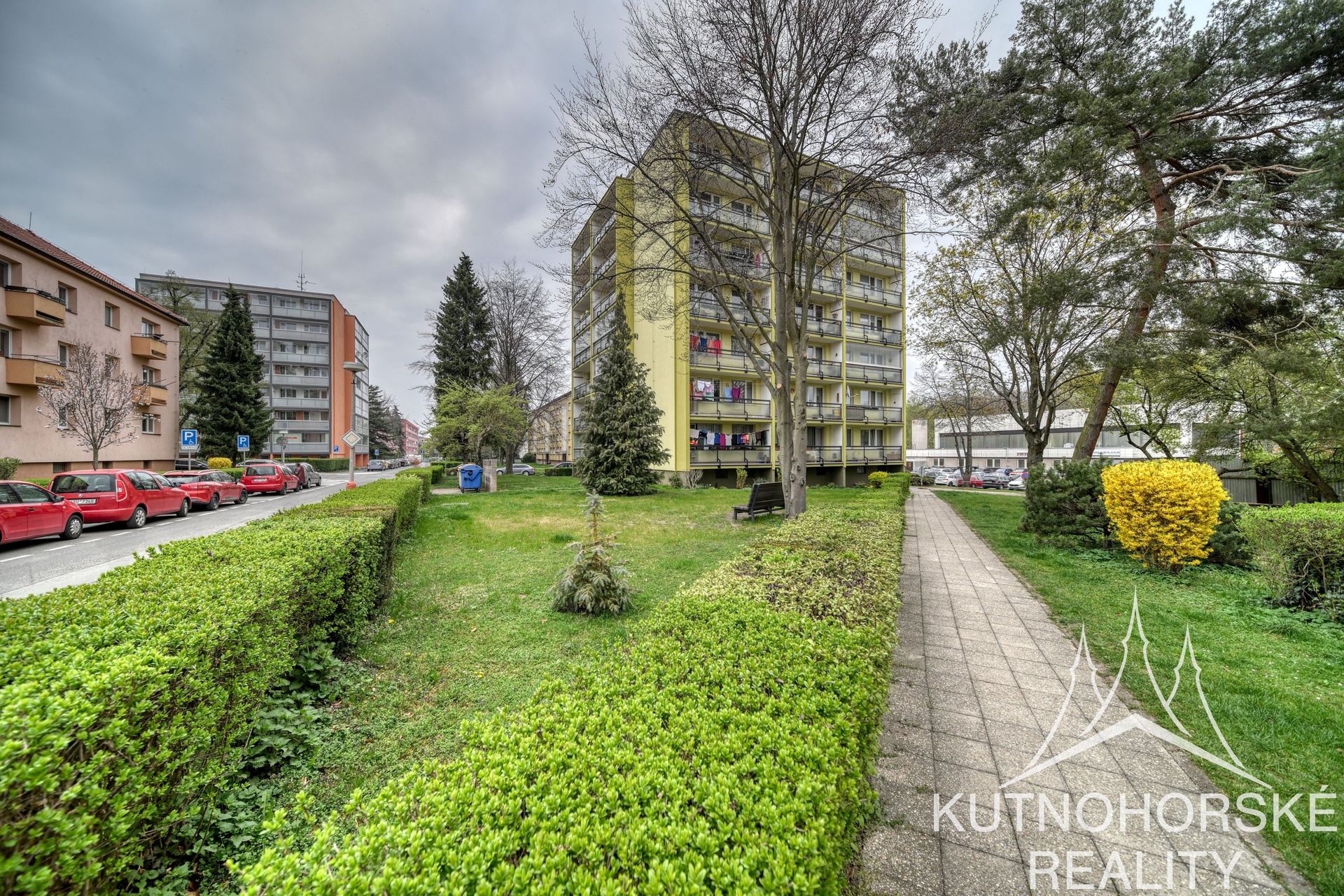 Pronájem bytu 3+1 se dvěma balkony, 67 m², Kutná Hora – Hlouška, ulice Družební
