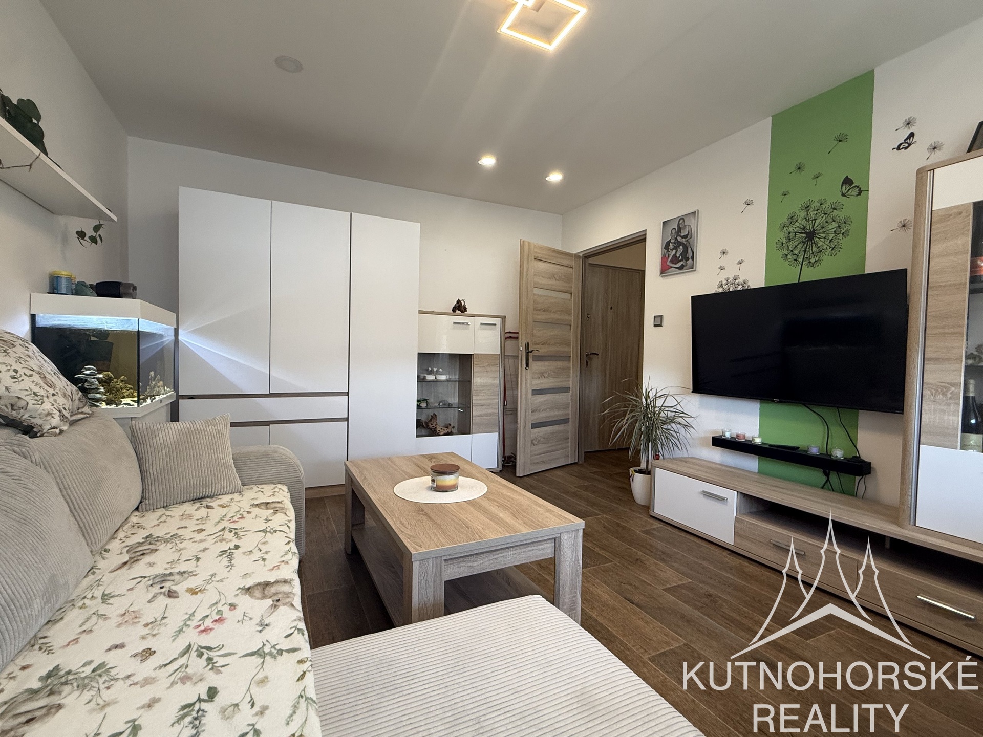 Pronájem bytu 1+kk s balkonem – Zruč nad Sázavou, Poštovní